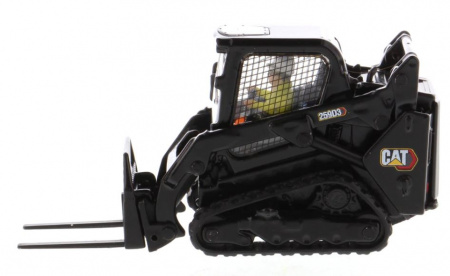 Cat 259D3 компактный гусеничный погрузчик Special Black Finish 1:50